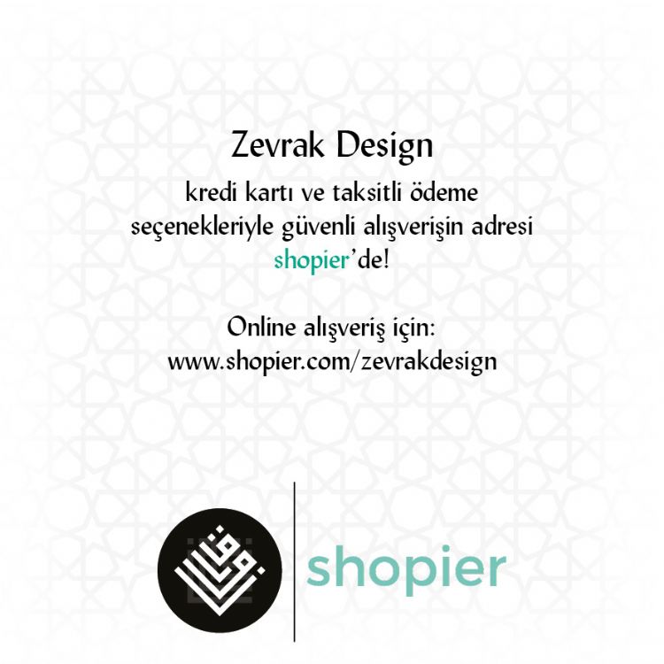 Zevrak Design Shopier`de!